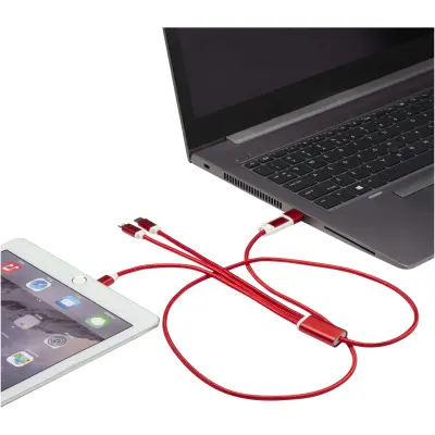 Versatile 5-1 recycled aluminium charging cable - Immagine 5