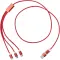 Versatile 5-1 recycled aluminium charging cable - Anteprima 3