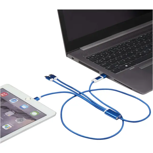 Versatile 5-1 recycled aluminium charging cable - Immagine 11