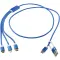 Versatile 5-1 recycled aluminium charging cable - Anteprima 13