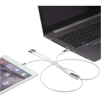 Versatile 5-1 recycled aluminium charging cable - Immagine 17