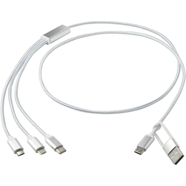 Versatile 5-1 recycled aluminium charging cable - Immagine 19