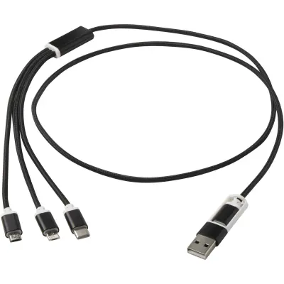 Versatile 5-1 recycled aluminium charging cable - Immagine 20