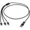 Versatile 5-1 recycled aluminium charging cable - Anteprima 20