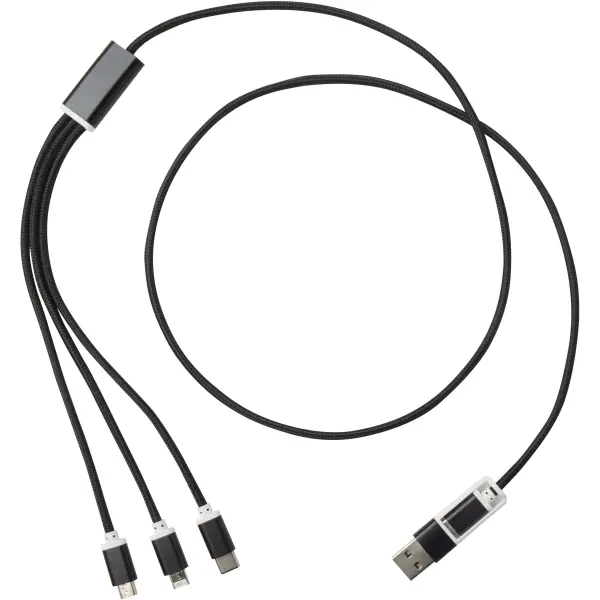 Versatile 5-1 recycled aluminium charging cable - Immagine 21