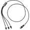 Versatile 5-1 recycled aluminium charging cable - Anteprima 21