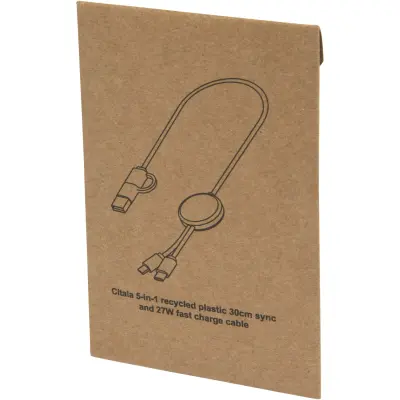 Cavo 5-in-1 in plastica riciclata da 30 cm Citala - Immagine 6
