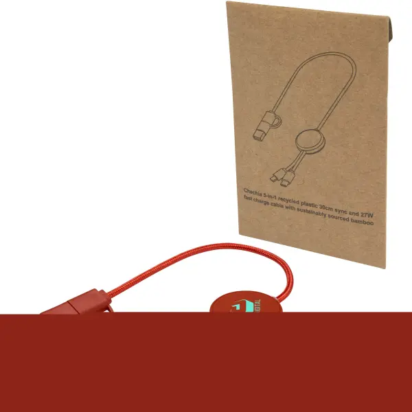 Cavo 5-in-1 in plastica riciclata da 30 cm Citala - Immagine 13