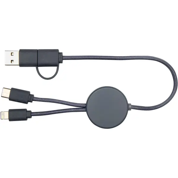 Cavo 5-in-1 in plastica riciclata da 30 cm Citala - Immagine 20