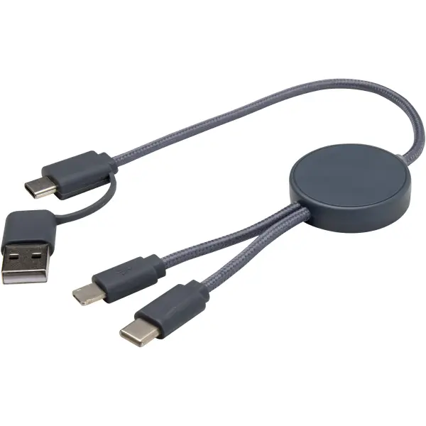 Cavo 5-in-1 in plastica riciclata da 30 cm Citala - Immagine 23