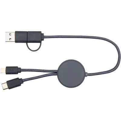 Cavo 5-in-1 in plastica riciclata da 30 cm Citala - Immagine 19