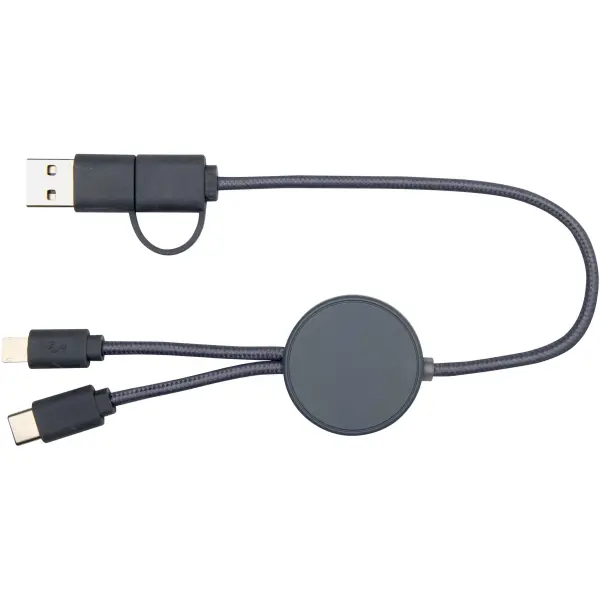 Cavo 5-in-1 in plastica riciclata da 30 cm Citala - Immagine 19
