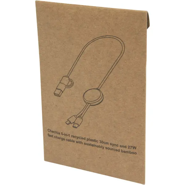 Cavo 5-in-1 in plastica riciclata da 30 cm Citala - Immagine 22