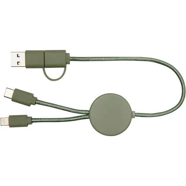 Cavo 5-in-1 in plastica riciclata da 30 cm Citala - Immagine 28