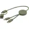 Cavo 5-in-1 in plastica riciclata da 30 cm Citala - Anteprima 31