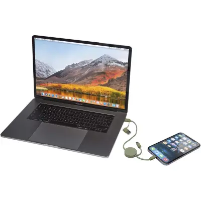 Cavo 5-in-1 in plastica riciclata da 30 cm Citala - Immagine 32