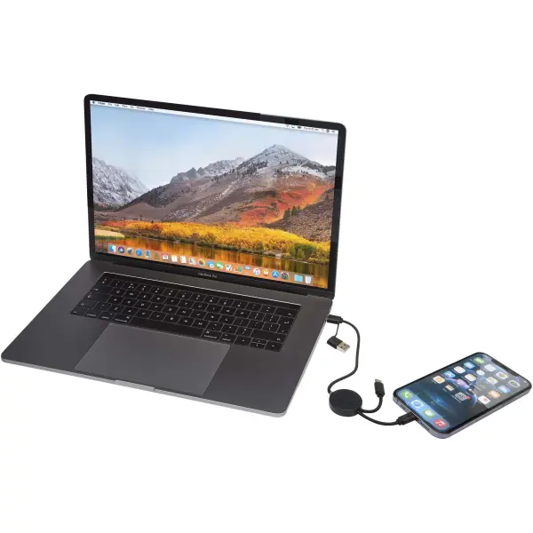 Cavo 5-in-1 in plastica riciclata da 30 cm Citala - Immagine 40