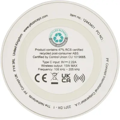 Stazione di ricarica wireless da 15 W Freal - Immagine 4