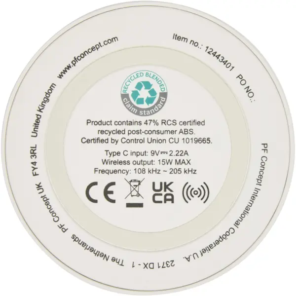 Stazione di ricarica wireless da 15 W Freal - Immagine 4