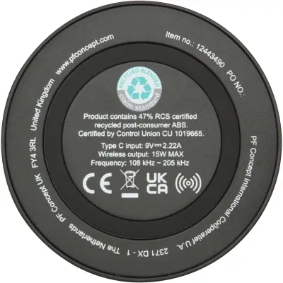 Stazione di ricarica wireless da 15 W Freal - Immagine 13