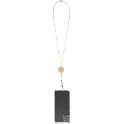 Lanyard per smartphone dettagli in bambù Adhab - Immagine 6