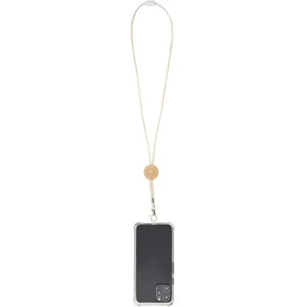 Lanyard per smartphone dettagli in bambù Adhab - Immagine 6
