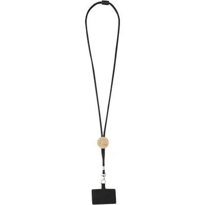 Lanyard per smartphone dettagli in bambù Adhab - Immagine 10