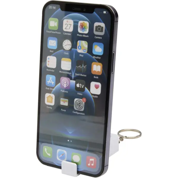 Aggia recycled plastic phone stand with fidget toy - Immagine 1