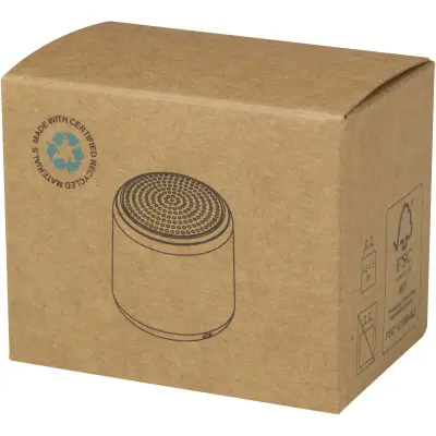 Speaker Bluetooth wireless in plastica riciclata 3W Velkis - Immagine 5
