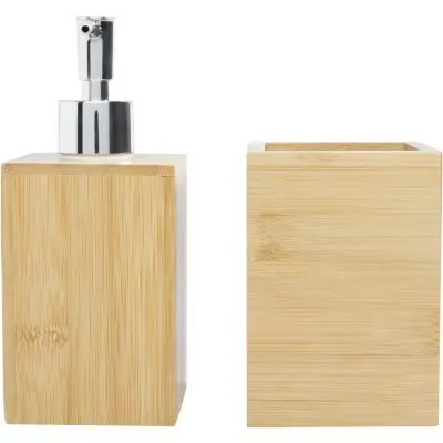Set da bagno in bamboo 3 pezzi Hedon - Immagine 2