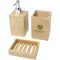 Set da bagno in bamboo 3 pezzi Hedon - Anteprima 3
