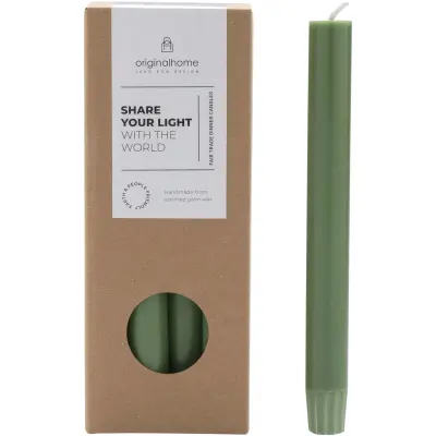 Candela Dinner Matcha verde originalhome personalizzabile - Immagine 8