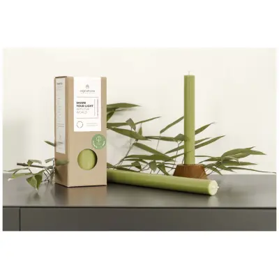 Candela Dinner Matcha verde originalhome personalizzabile - Immagine 2