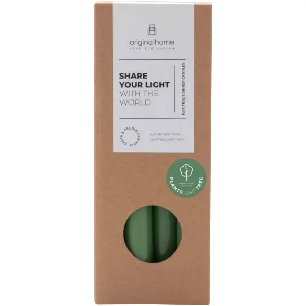 Candela Dinner Matcha verde originalhome personalizzabile - Immagine 9