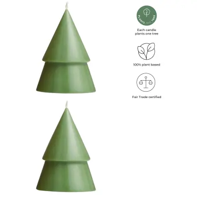 Set di due candele albero di Natale ORIGINALHOME, 15-17h - Immagine 9