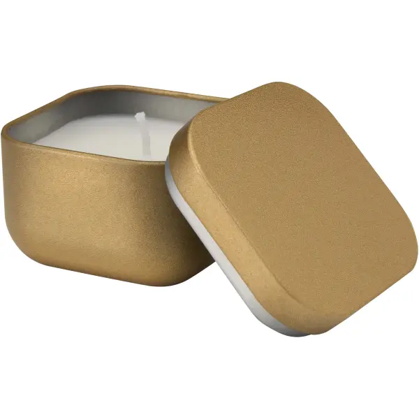 Candela in scatola di latta quadrata TINDRA 50 g - Immagine 6