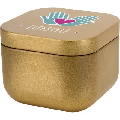 Candela in scatola di latta quadrata TINDRA 50 g - Immagine 5
