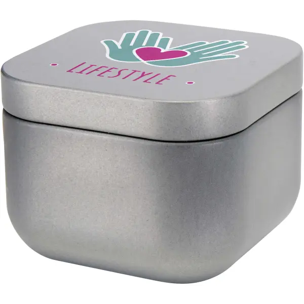 Candela in scatola di latta quadrata TINDRA 50 g - Immagine 9
