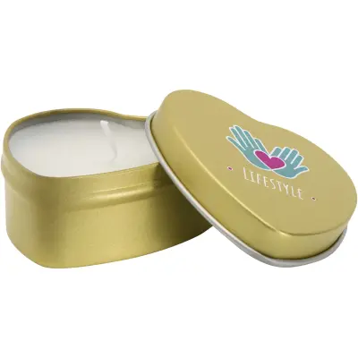 Candela in scatola di latta a cuore Blissful, 40 g - Immagine 9