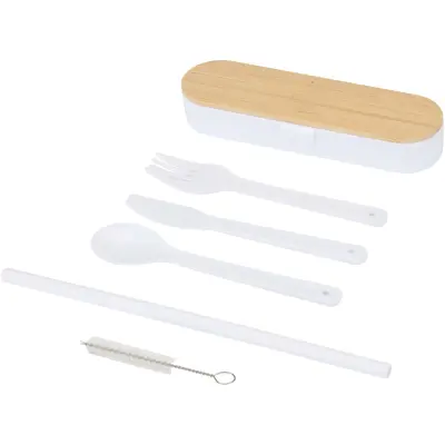 Set di posate con coperchio in bambù Runa - Immagine 2