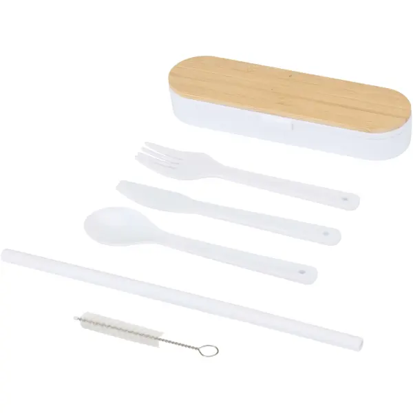 Set di posate con coperchio in bambù Runa - Immagine 2