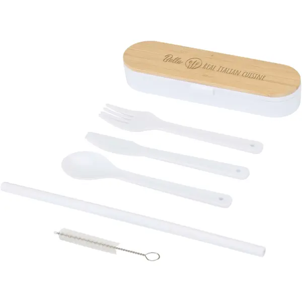 Set di posate con coperchio in bambù Runa - Immagine 4