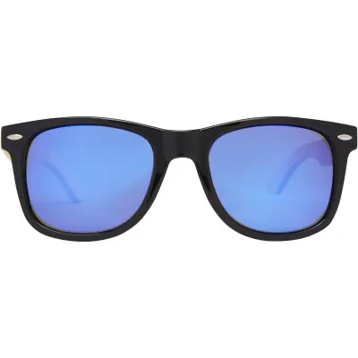 Taiyō rPET/bamboo mirrored polarized sunglasses in gift box - Immagine 2