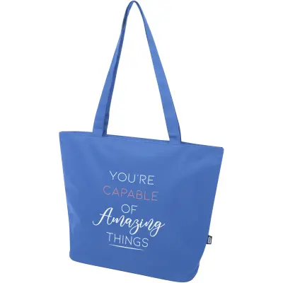 Shopper in materiale riciclato con cerniera Panama - Immagine 11