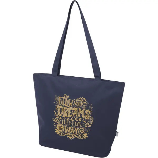 Shopper in materiale riciclato con cerniera Panama - Immagine 16