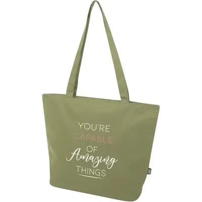 Shopper in materiale riciclato con cerniera Panama - Immagine 21