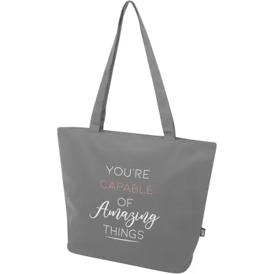 Shopper in materiale riciclato con cerniera Panama - Immagine 26