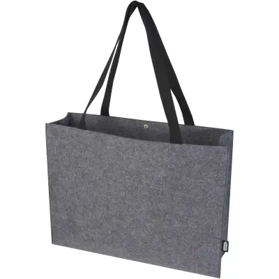 Tote bag a soffietto in feltro riciclato Felta - Immagine 1