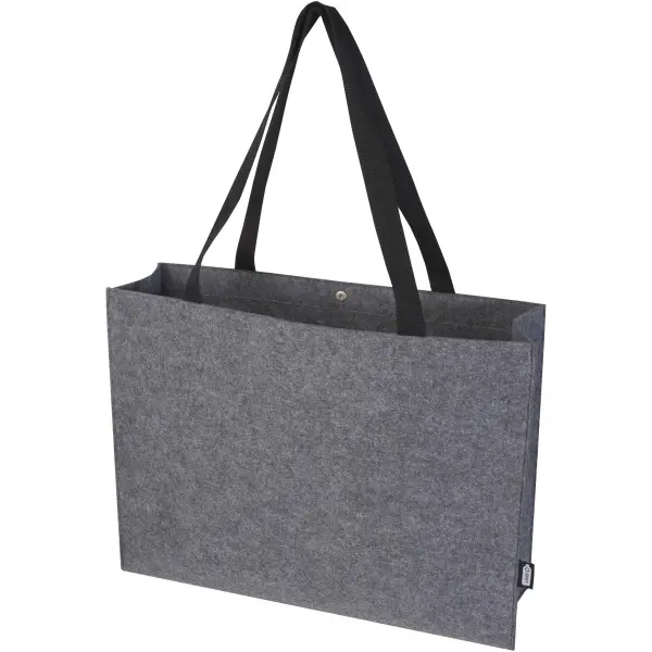 Tote bag a soffietto in feltro riciclato Felta - Immagine 1