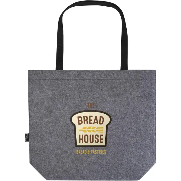 Tote bag a soffietto in feltro riciclato Felta - Immagine 4